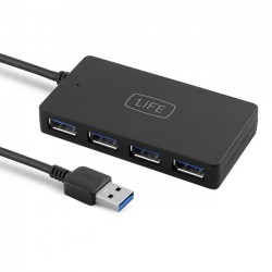HUB 4 Portas USB 3.0 1Life