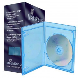 Caixa BluRay CD/DVD Azul...